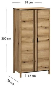 Ruhásszekrény Hemos 1 (evoke tölgy) . 1116850