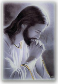 Festett Jézus kép Méret: 11x17 cm