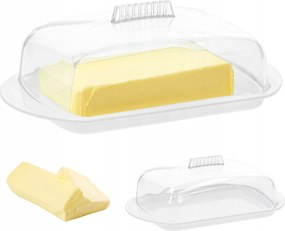 Vajtartó Vajtartó fedővel fehér 10x17 cm