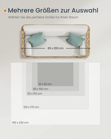 Vintage stílusú, gépben mosható szőnyeg 92 x 153, aqua blue