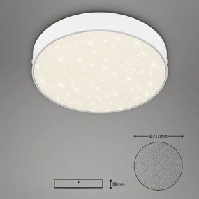 Briloner 7073-416 - LED Mennyezeti lámpa STAR SKY LED/16W/230V átm. 21 cm fehér
