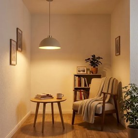 Brilagi - Kábelcsillár MOON 1xE27/60W/230V Ø 30 cm bézs/arany