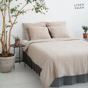Krémszínű egyszemélyes kenderrost ágyneműhuzat 140x200 cm – Linen Tales