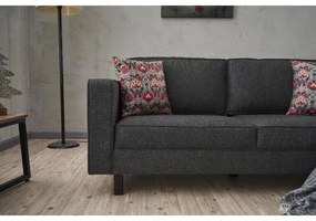 Kétszemélyes kanapé Kale Linen - Antracit