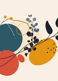 Poszter 25x35cm Természet kollázs