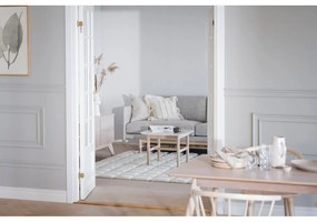 Bővíthető étkezőasztal tölgyfa dekoros asztallappal 190x90 cm Yumi - Rowico