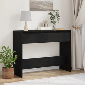 Fekete Tölgy Konzolasztal - 100x35x76.5 cm - Mérnöki Fa
