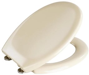 WENKO 18760100-WC WC-ülőke OTTANA 37,5x44,5 cm bézs/ezüst