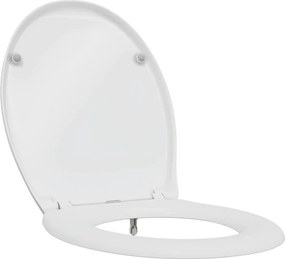 vidaXL WC ülőke Fehér 47 x 37 x 4 cm Duroplast