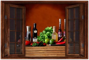 Poszterek 90x60 Zöldségek Gyümölcsök Fűszerek