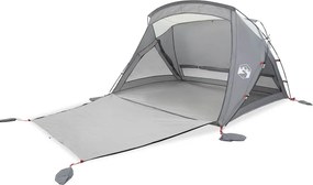 vidaXL 2 személyes szürke vízálló strandsátor