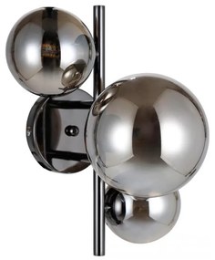 ITALUX WL-406007-3A-BCR - Fali lámpa CANELLO 3xG9/5W/230V fekete WL-406007-3A-BCR