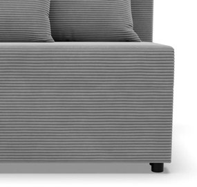 Nobu kanapé, kordbársony, szürke