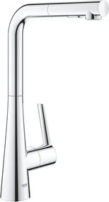 Grohe Zedra mosogató csaptelep kihúzható zuhannyal, 2 áram króm 32553002 G32553002