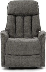 Szürke elektromos relaxfotel kábeles vezérléssel, szövet kárpitozással, TV-H9727 GREY2