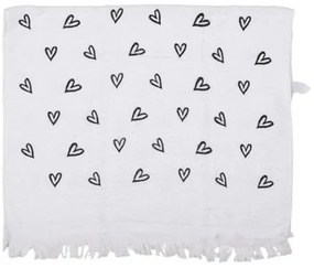 Konyhai kéztörlő 40x66cm pamut, Hearts
