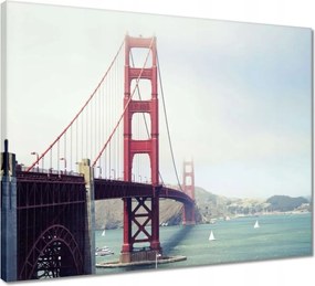 Vászonkép 50x40 Golden Gate nappal
