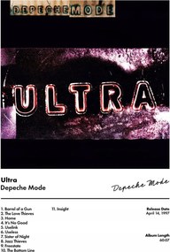 Poszter Depeche Mode Ultra Album Cover