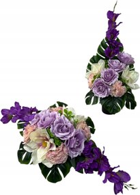 Csokor Nád Kompozíció Sír Temető Művirágok