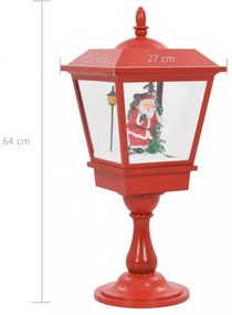 karácsonyi talpas lámpa Mikulással 64 cm LED