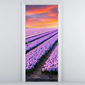 Fotótapéta ajtóra - Virágfarm (95x205cm)