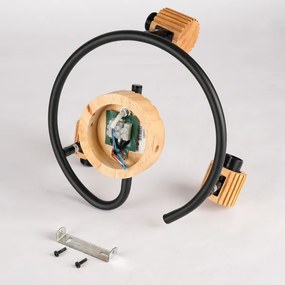 Brilagi - HYGGE spotlámpa 3xE14/15W/230V gumifa/füstszínű