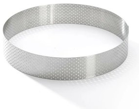 De Buyer 3098.07 perforált torta kerek keret 18,5 cm, rozsdamentes acél
