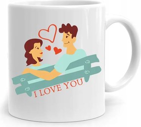 Ajándék Bögre A Feleség Barátnőjének I Love You fényképes nyomtatással