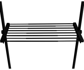 Wenko Teleszkopikus drótpolc Herkules, 73–120 cm,fekete