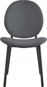 Kárpitozott étkező szék nappali konyha háttámlával sötétszürke Cliff