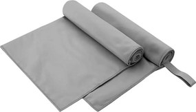 vidaXL Sport Törölközők 2 pcs Sötétszürke 100 x 50 cm