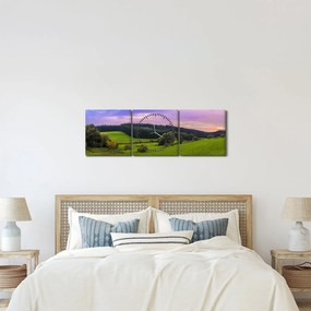 Rét képe (órával) (90x30 cm)