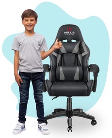 Hells Hell's Chair HC-1007 KIDS játékszék gyerekeknek Fekete szürke