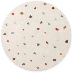 Krémszínű gyerek szőnyeg ø160 cm Funny Dots – Hanse Home