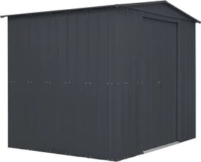 fém kerti ház GLOBEL 86 ANTRACIT + napfénytetővel LG2069