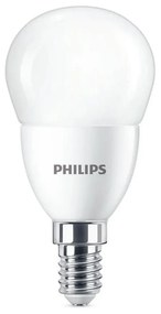 Philips P48 E14 LED kisgömb fényforrás, 7W=60W, 4000K, 806 lm, 220-240V
