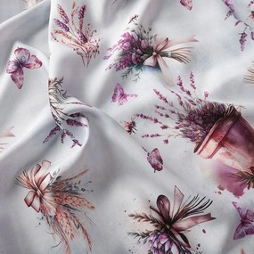 Szövet Függönyhöz, Terítőhöz Lavette 160cm szürke