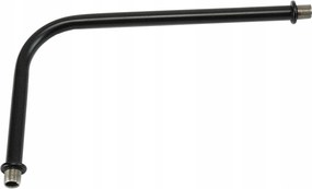 fekete M10x1 cső lámpákhoz szögletes cső fali lámpa Diy loft retro