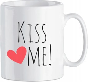 Ajándék bögre Kiss Me 330 ml