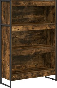 vidaXL Könyvespolc Füstös tölgy 80 x 30 x 155 cm Faanyag