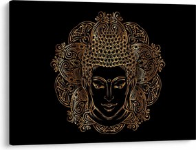 Arany Buddha képe (70x50 cm)
