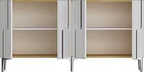 Nota 150 - Sapphire Oak, White, Silver