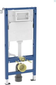 Akasztókészlet GEBERIT Duofix Basic + WC LENA Perem nélküli 48 x 36 cm + gomb + ülés, fehér, 3322XX00 + 39040100
