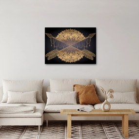 Kép - Arany mandala nyilakkal (70x50 cm)