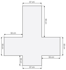 Piros fotel védőhuzat 165 cm Lounge – douceur d'intérieur