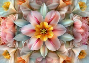 Kép - Kaleidoszkópos virág (70x50 cm)