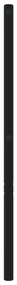 fekete fém fejtámla 180 cm
