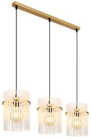Globo 15698-3HM - Csillár zsinóron GORLEY 3xE27/60W/230V arany