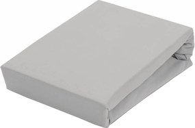 Aga lepedő Jersey 180x200 cm Lepedő színe: Világosszürke