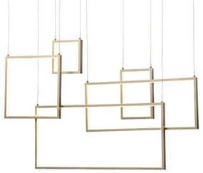 Redo 01-2317 - fényerőszabályozható LED kábeles függeszték PLANA LED/80W/230V arany